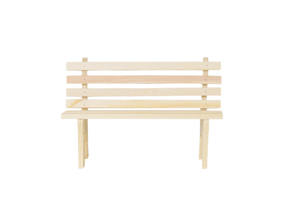 Wood Craft: 5.2x13x8.7cm DIY Mini Park Bench