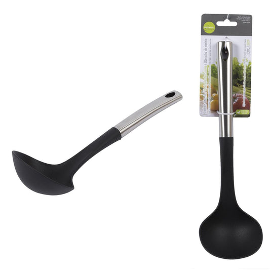 L.Gourmet 13"L Nylon Soup Ladle w/ Stainless Steel Hndl., toc (HZ)(CP)