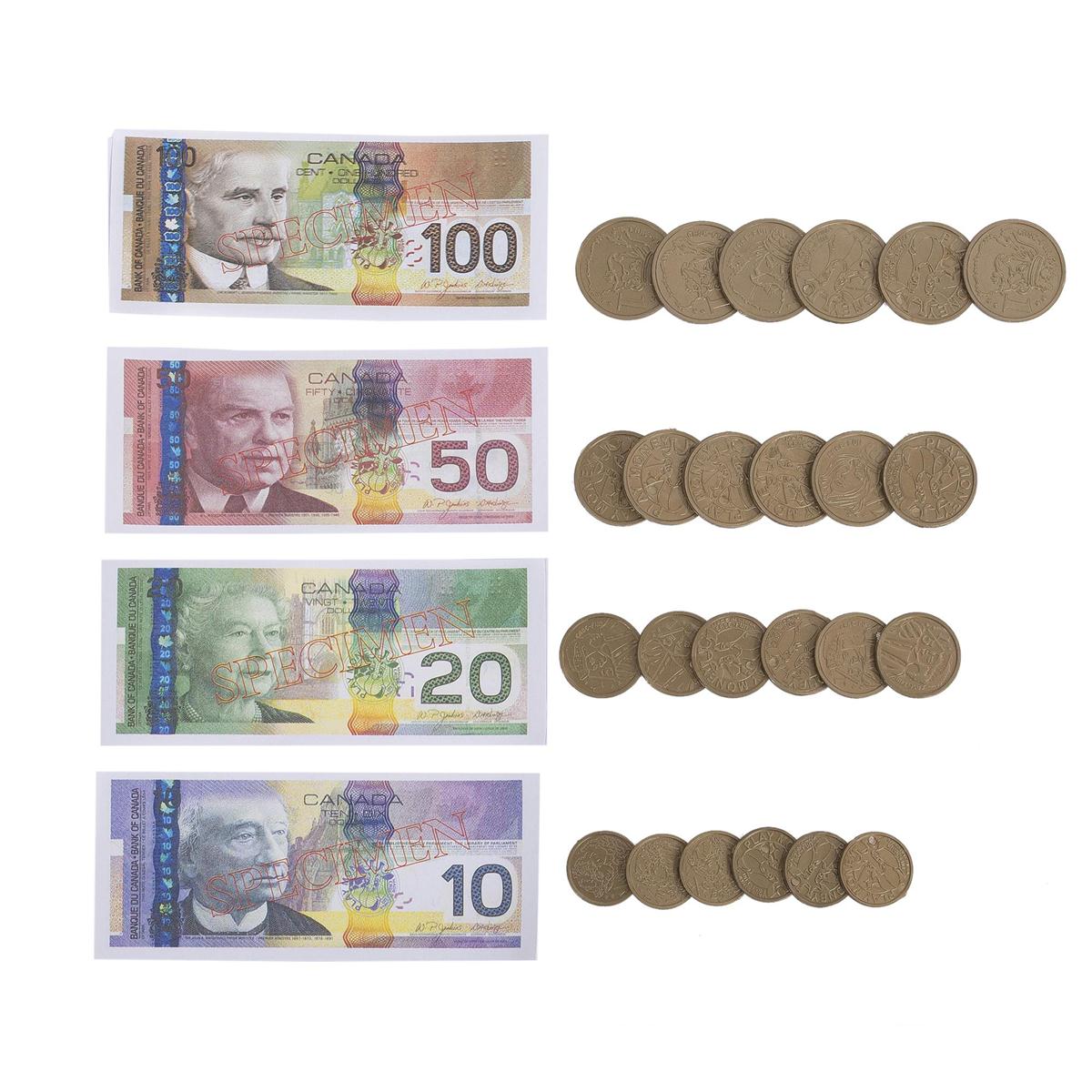 Canadian Play Money Set ,b/c