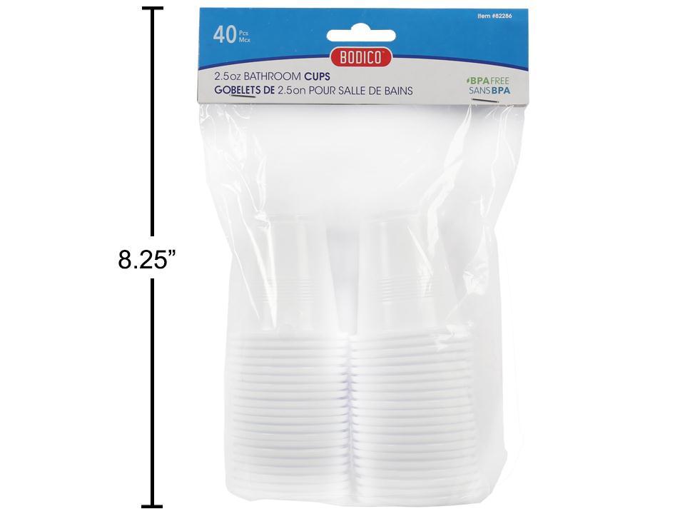 Bodico,40-pc Bathroom Cups, pbh  (A310316)