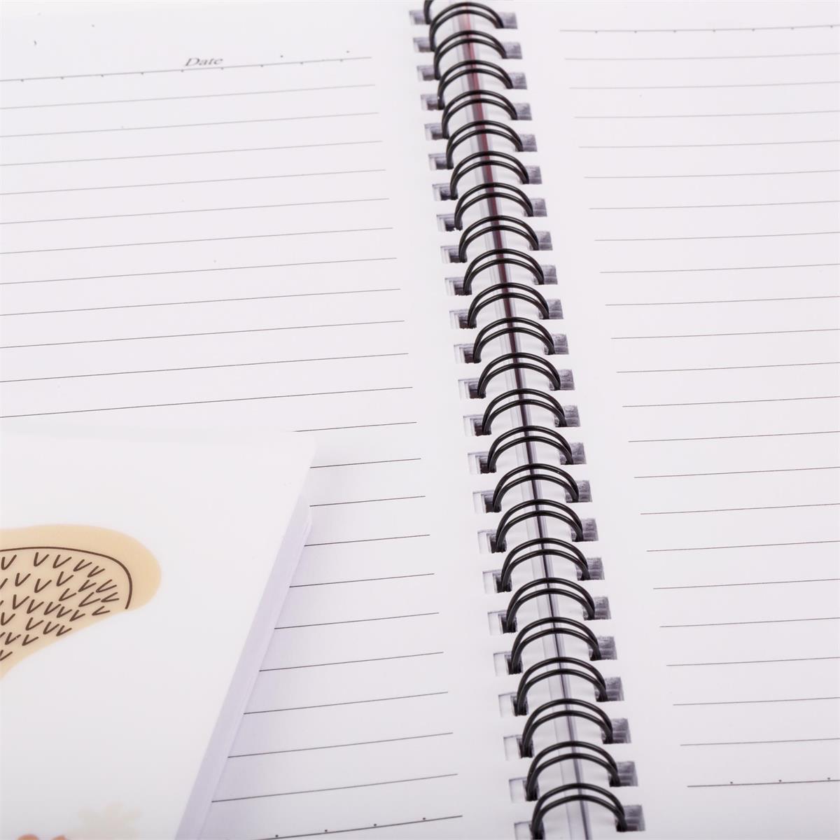 O.Wks, 140-pg 5.75" x 8.5" Ruled Notebook, 3 col., opp bag