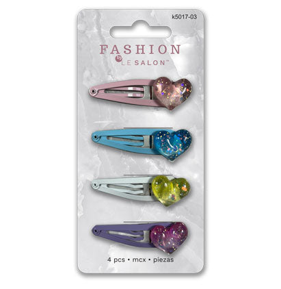 HAIR CLIPS - 4 PCS 8*14cm