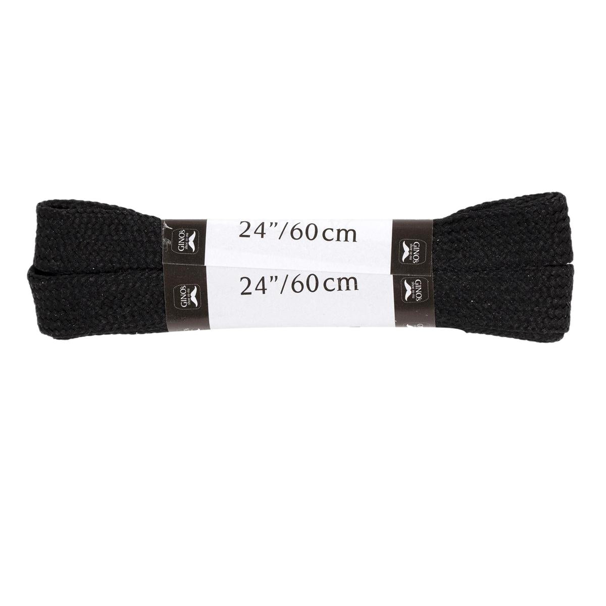 Gino's 24" Sport Laces, Black, B/C