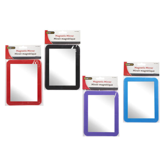 Desk Tech  5x7" Magnetic Mirror,  4 col., pbh