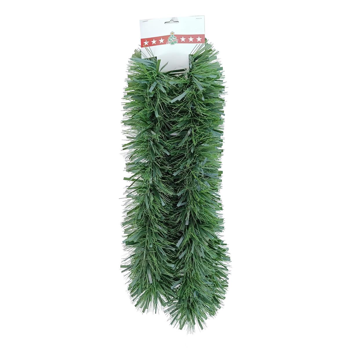 Deco N. 6ft.x5ply Pine Tinsel Garland, header card