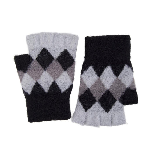Nordic T. Soft  Fingerless Glove w Pattern, hc