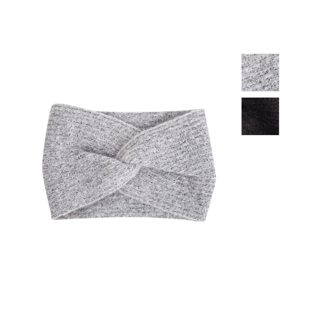 Nordic T. Knit Twisted Ear Warmer, 2asst, header card