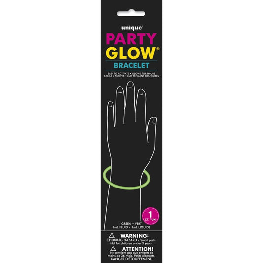 Green Glow Bracelet 8"
