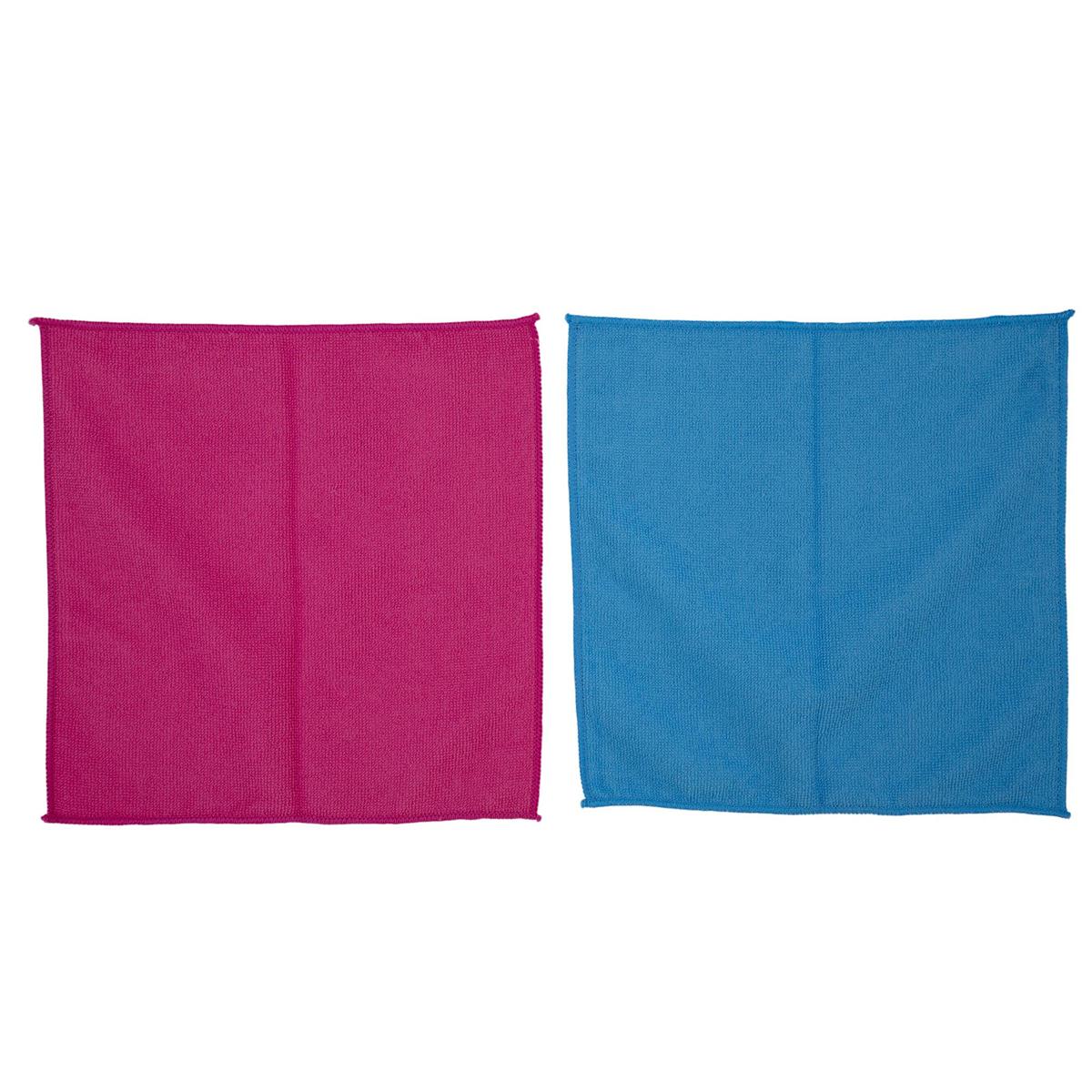 L.Gourmet, 4-pk Microfibre Dish Cloth,11.75"x11.75",header card