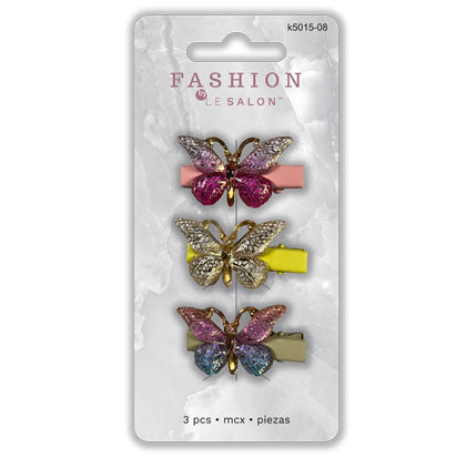 HAIR CLIPS - 3 PCS 6.5*12.5CM