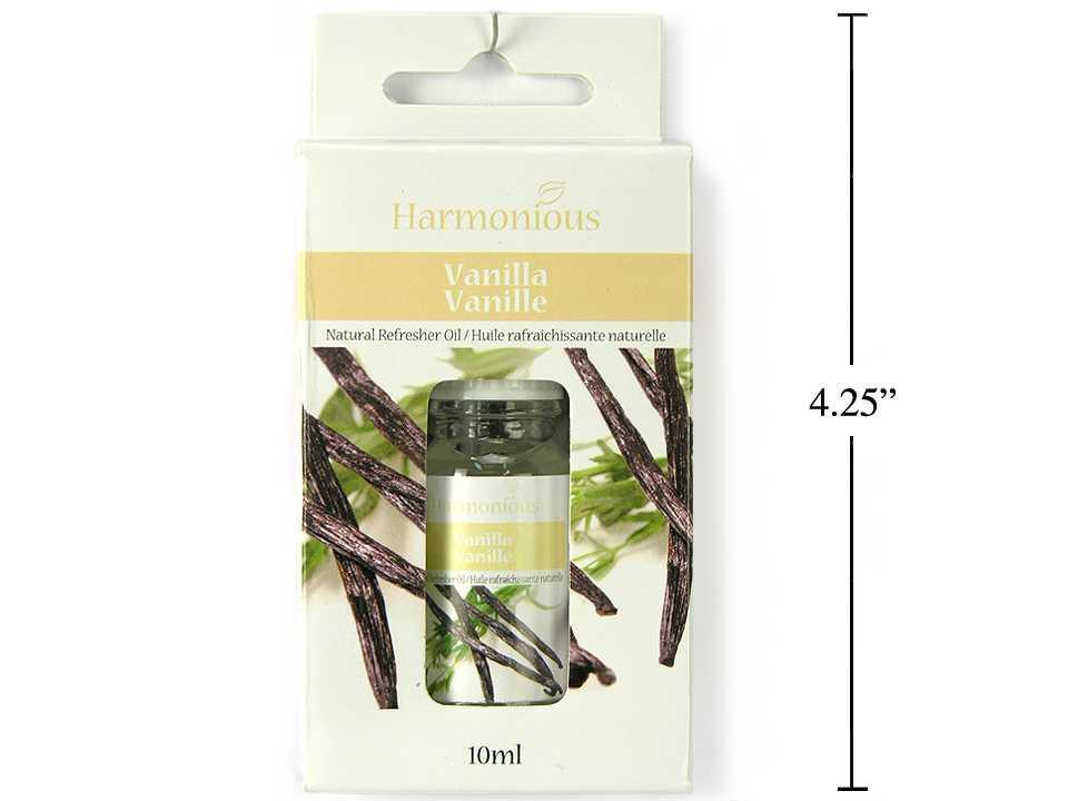 10ml Natural Refresher Oil,  Vanilla Fragrance, header sleeve