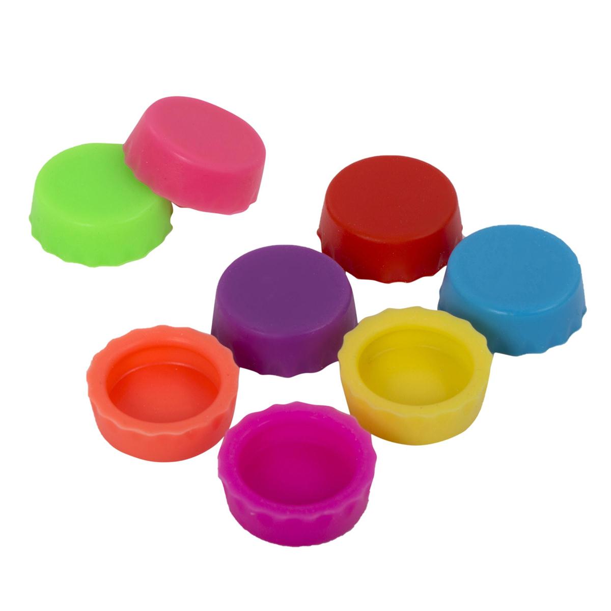 Luciano 9-pc Reusable Bottle Caps, b/c