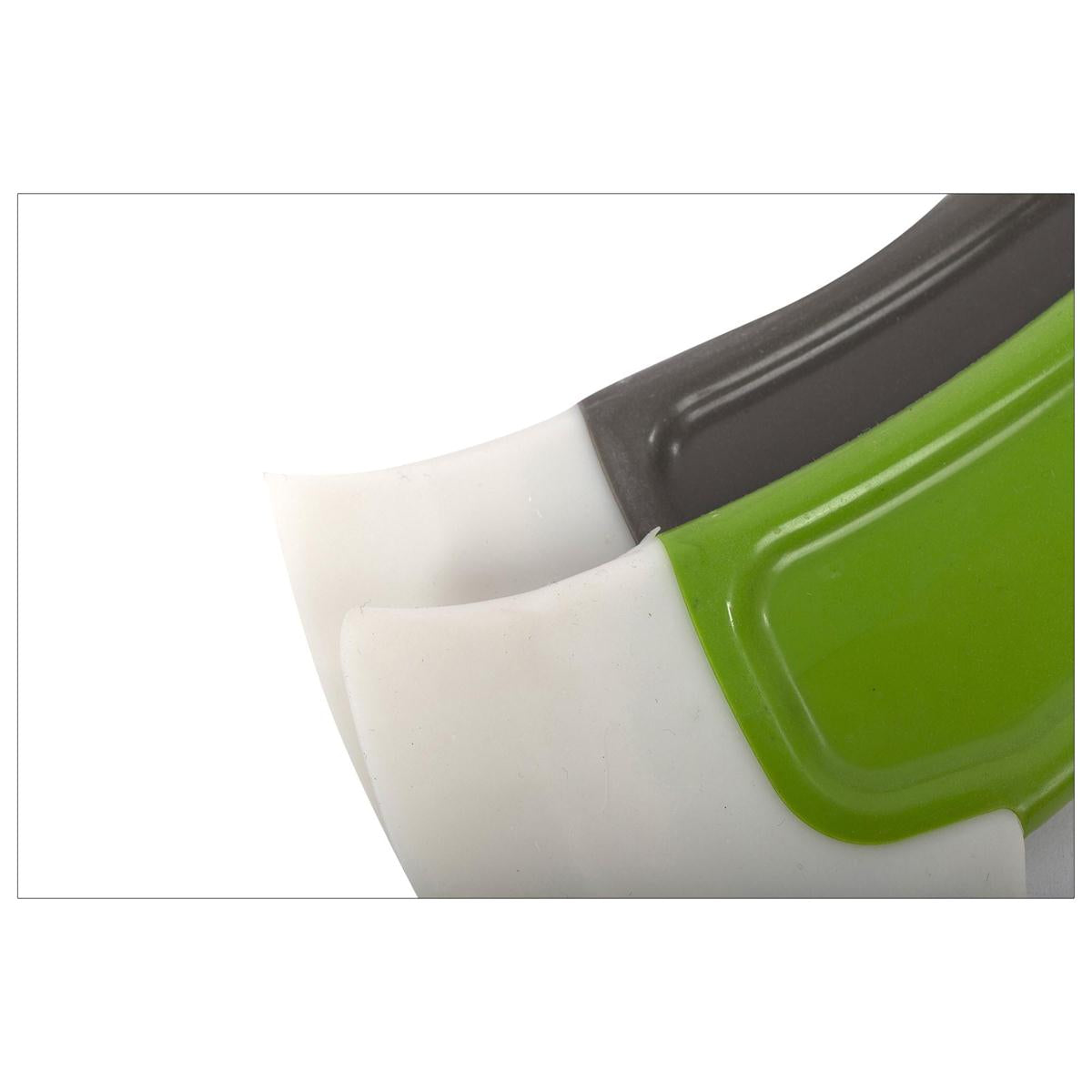 Luciano Silicone Frying Pan Scraper b/c, 2 colours, 12/clip strip