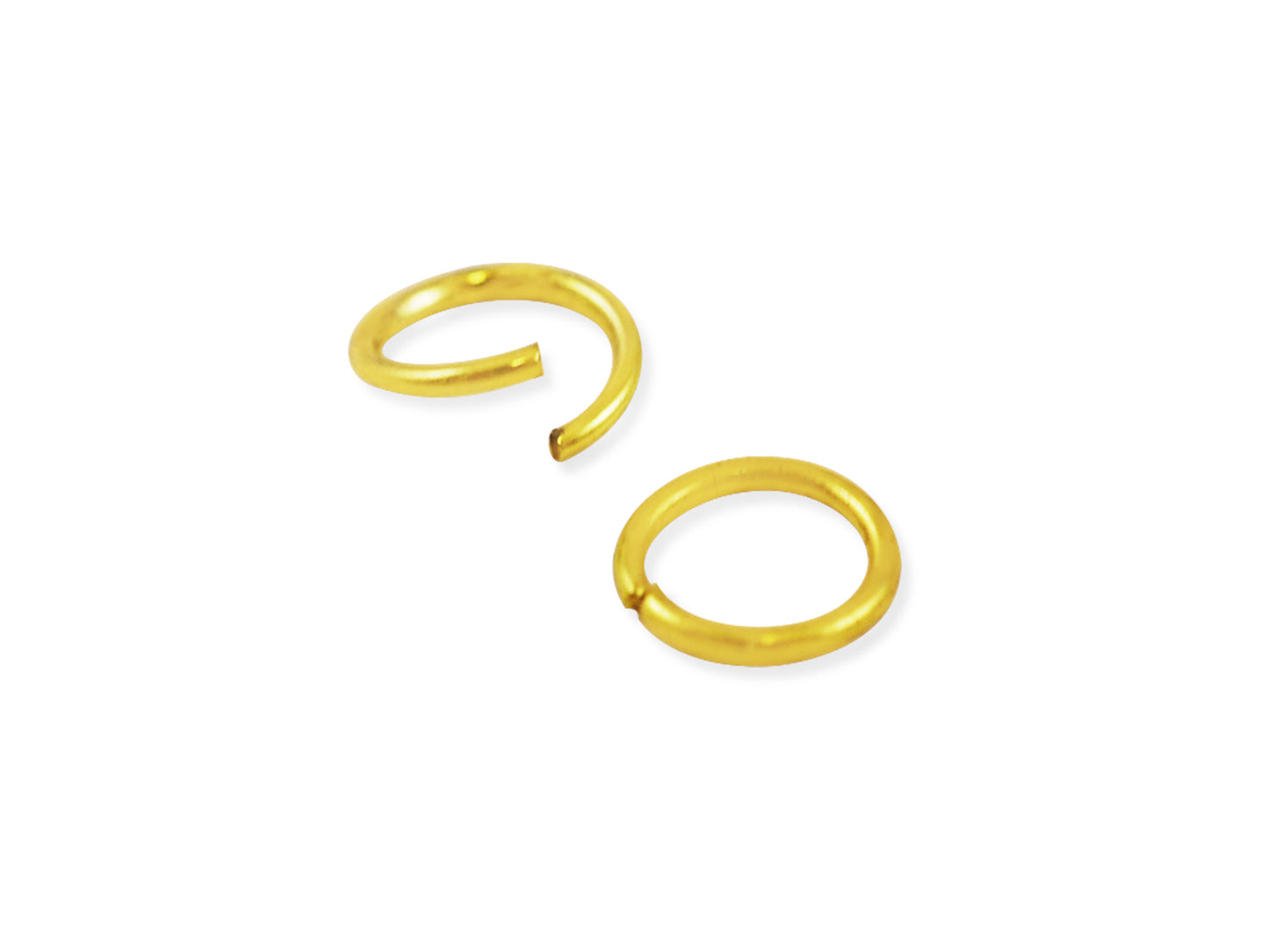 Jewelry Findings: 6mm Jump Ring x350 20g A) Gold