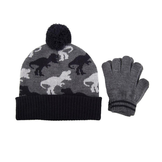 Nordic T. Dino Beanie w Glove Set,ht