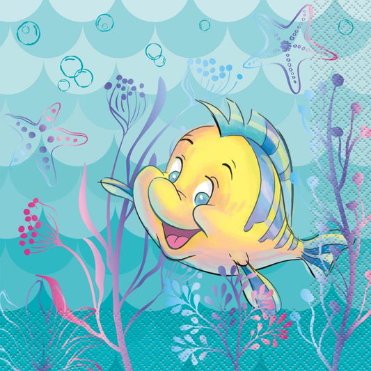 Disney The Little Mermaid Luncheon Napkins  16ct