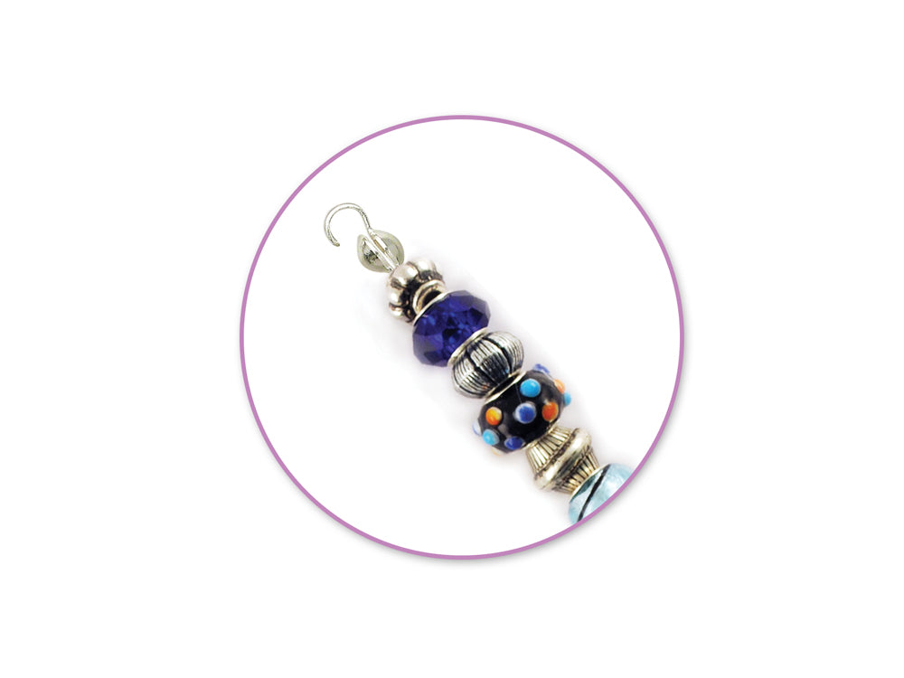 Jewelry Findings: Bead Tip w/Clamp-On Bottom x50 Silver-Plated Brass