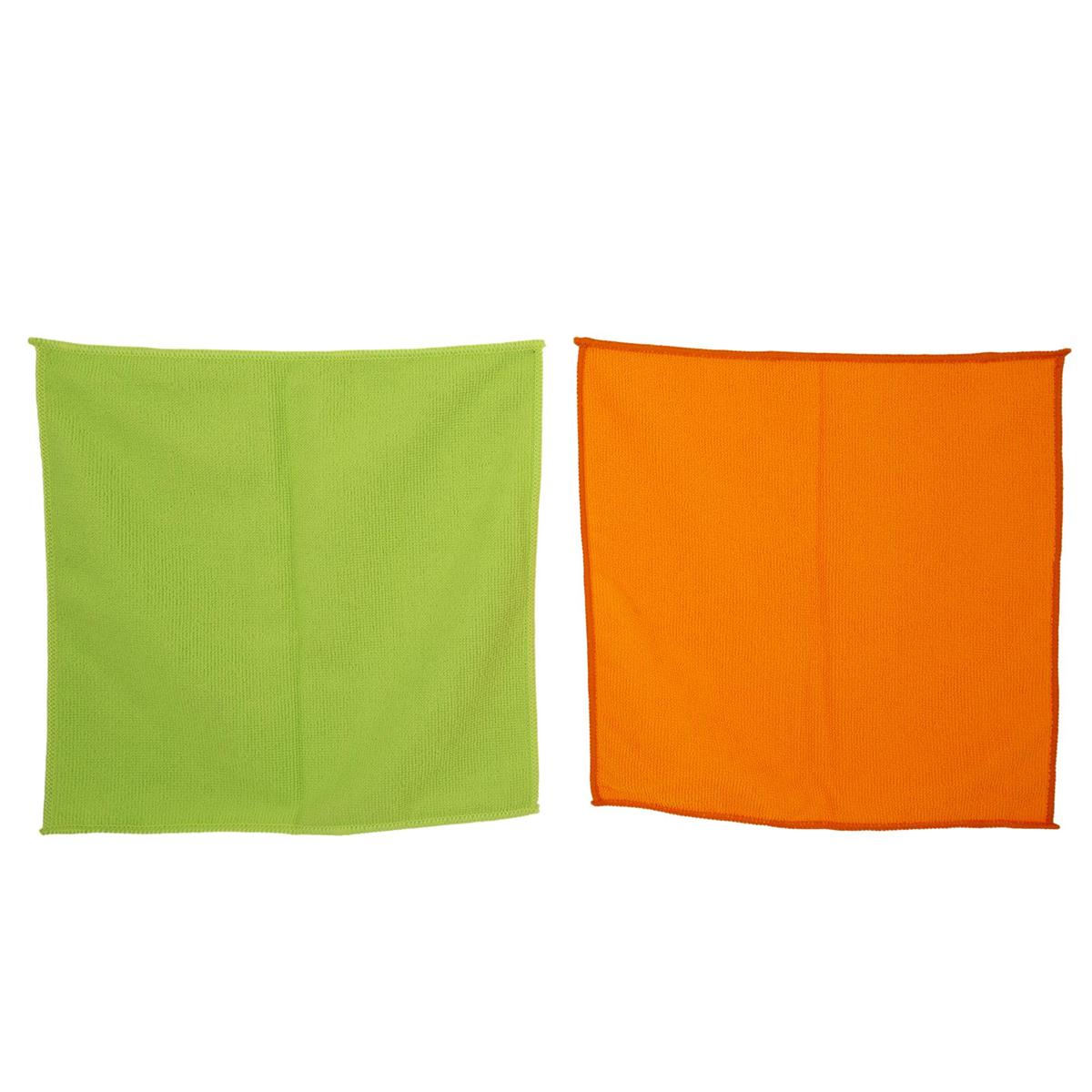 L.Gourmet, 4-pk Microfibre Dish Cloth,11.75"x11.75",header card