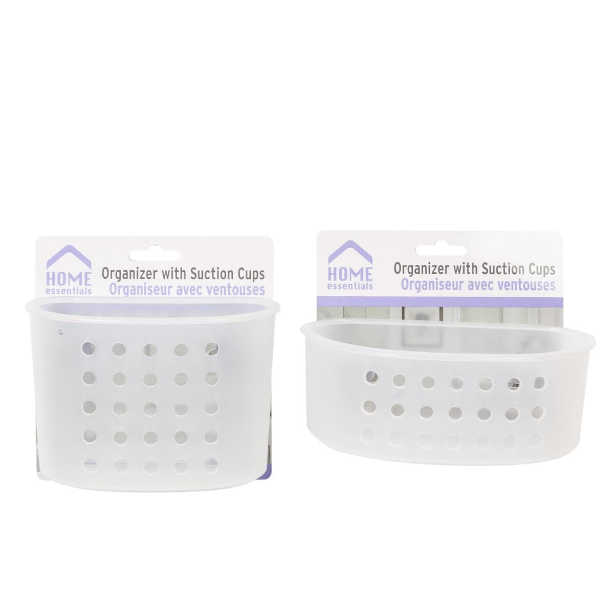 H.E. Bathroom Organizer w/Suction  cup, 2 sizes
