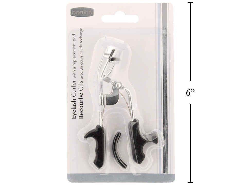 Bodico Eyelash Curler w/Spare Rubber Pad, b/c(HZ)