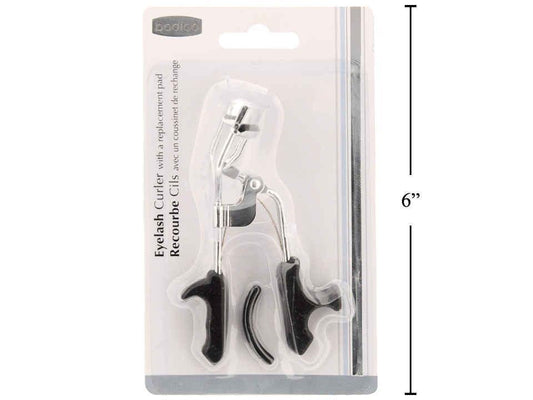 Bodico Eyelash Curler w/Spare Rubber Pad, b/c(HZ)