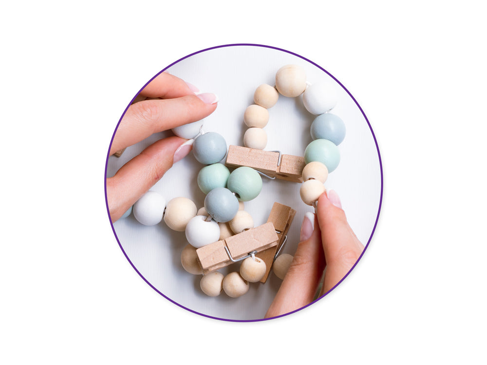 Wood Craft: Round Beads Natural E) 18mm 25pc