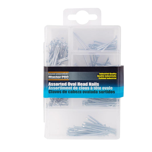 H.E. Master Pro, 220-pc Assorted Nails, pvc bx w col. sleeve card