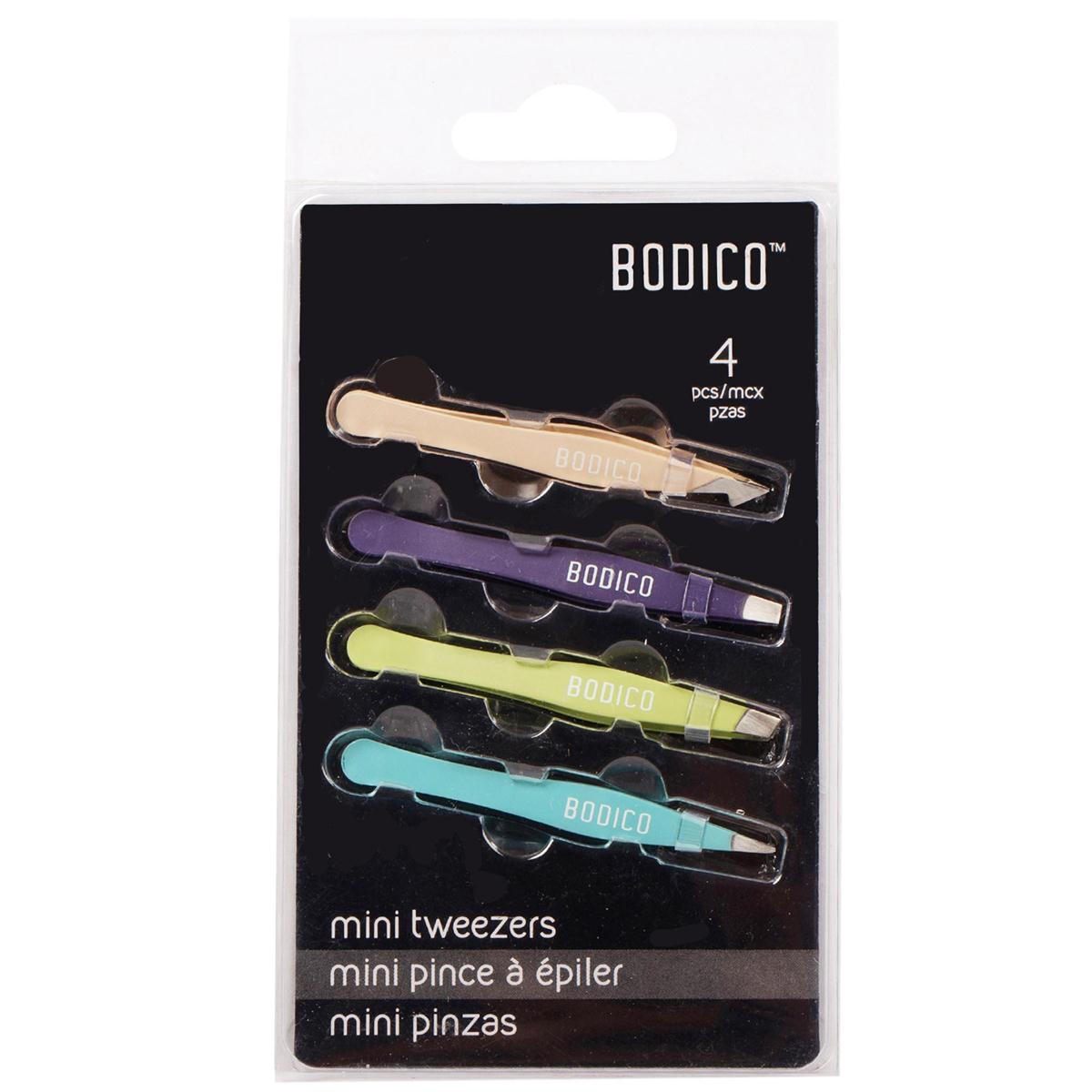 Bodico, 4-pc Mini Tweezer, pvc box(HZ)