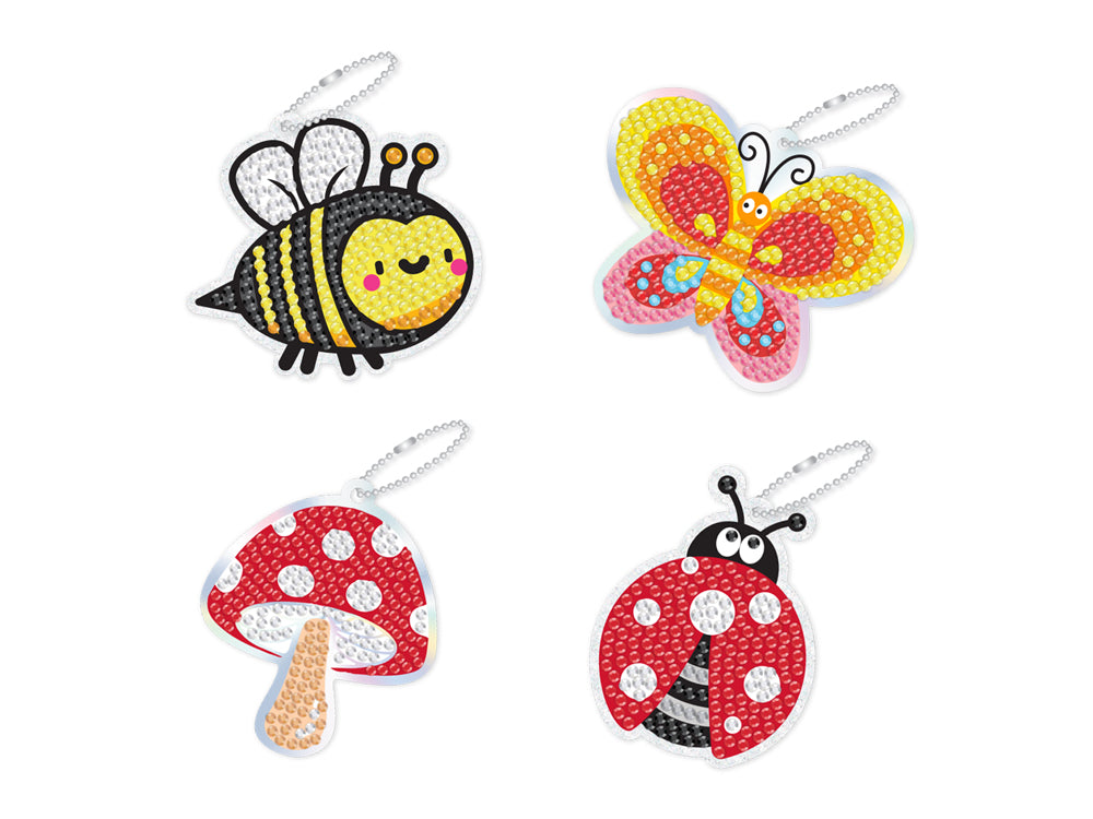 Krafty Kids Kit: Diamond Painting DIY Keychain Kit Assorted 1eax4styles A) Outdoor Splendor