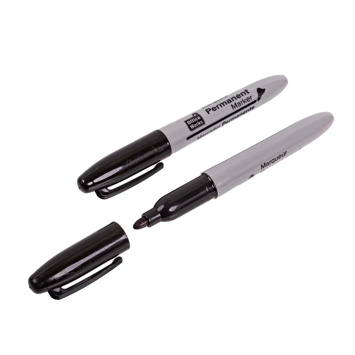 Jumbo Permanent Marker Black,2pcs: 1