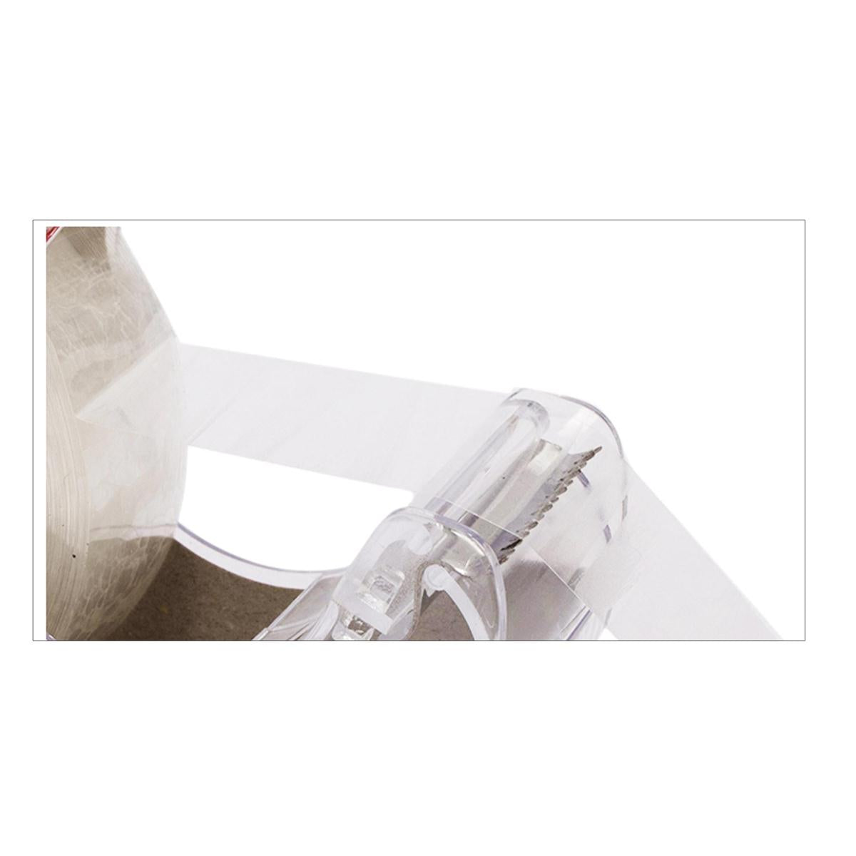 O.WKs. 3/4"x1300" Transparent Tape w/Dispenser, header