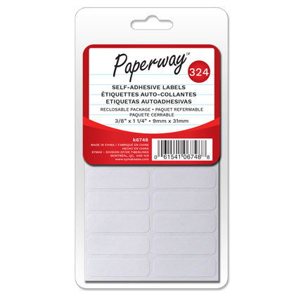 324 SELF-ADHESIVE LABELS 9mm x 31mm