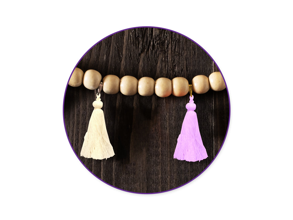 Wood Craft: Round Beads Natural G) 25mm 12pc
