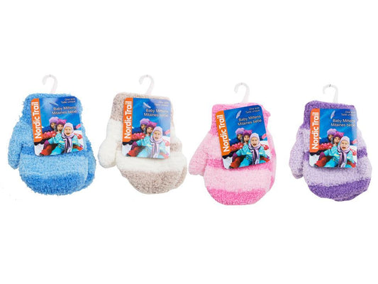 Nordic T. Baby Cozy Mittens, 4/c, cht,