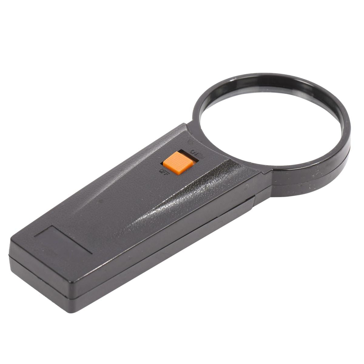 O.WKs.  2-3/8" Magnifying Glass w/ Light&Glass Lens,B/O, b/c