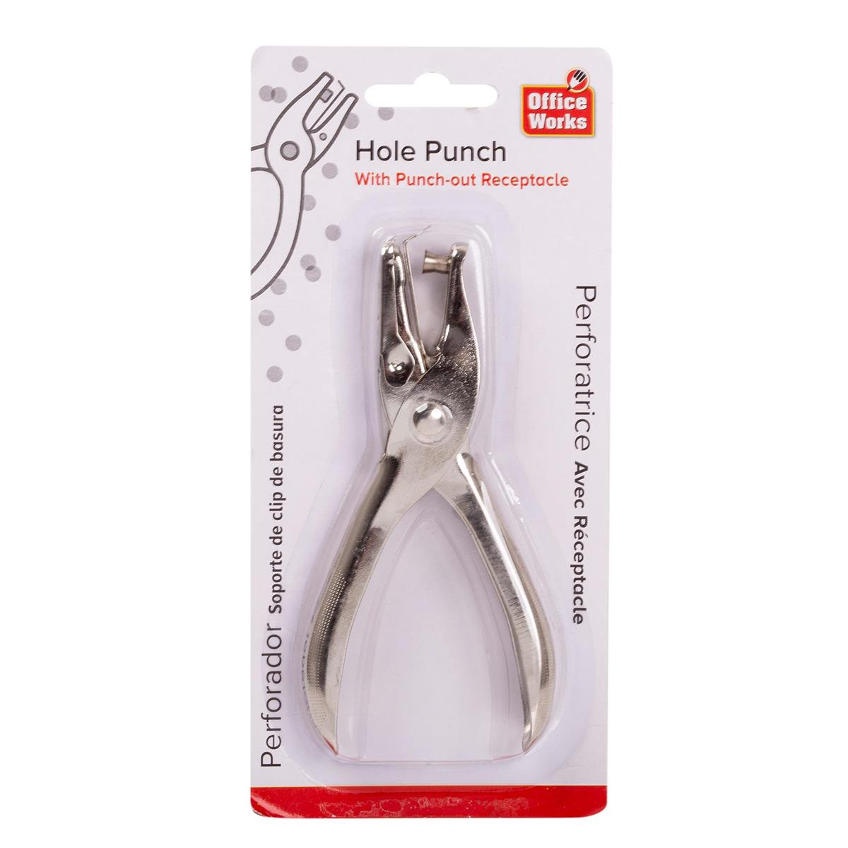 O.WKs. One-hole Punch w/Catcher