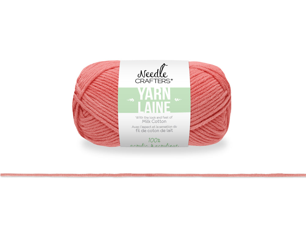 Needlecrafters: 50g Acrylic Milk Cotton Yarn M) Rose