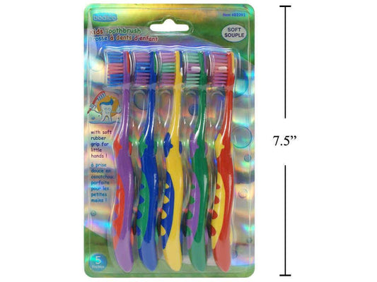 Bodico, 5-pc Kid's Toothbrushes, b/c