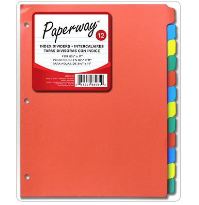 INDEX DIVIDERS - 12