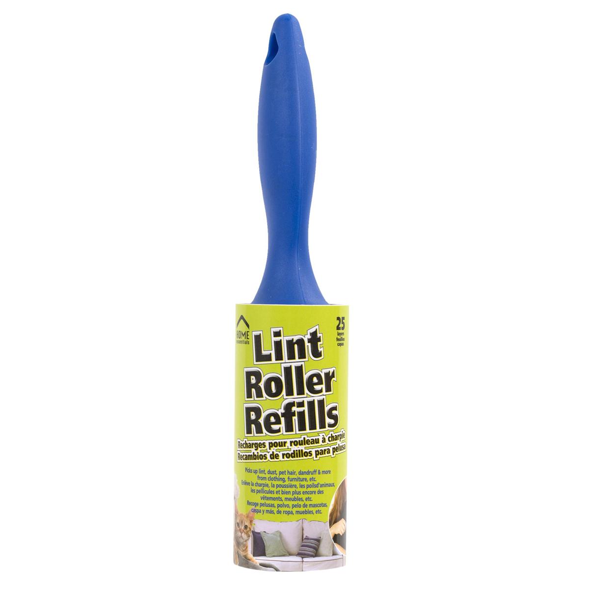 H.E., 25 Sheet Lint Roller w/ Blue Handle