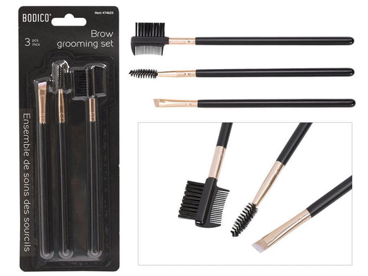 Bodico, 3pcs Eyebrow Grooming Set , b/c