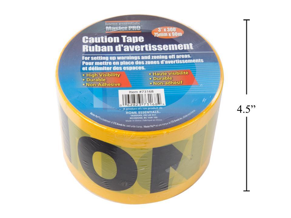 H.E. Master Pro 300' Caution Tape,  Shrink Wrap & Col. Label