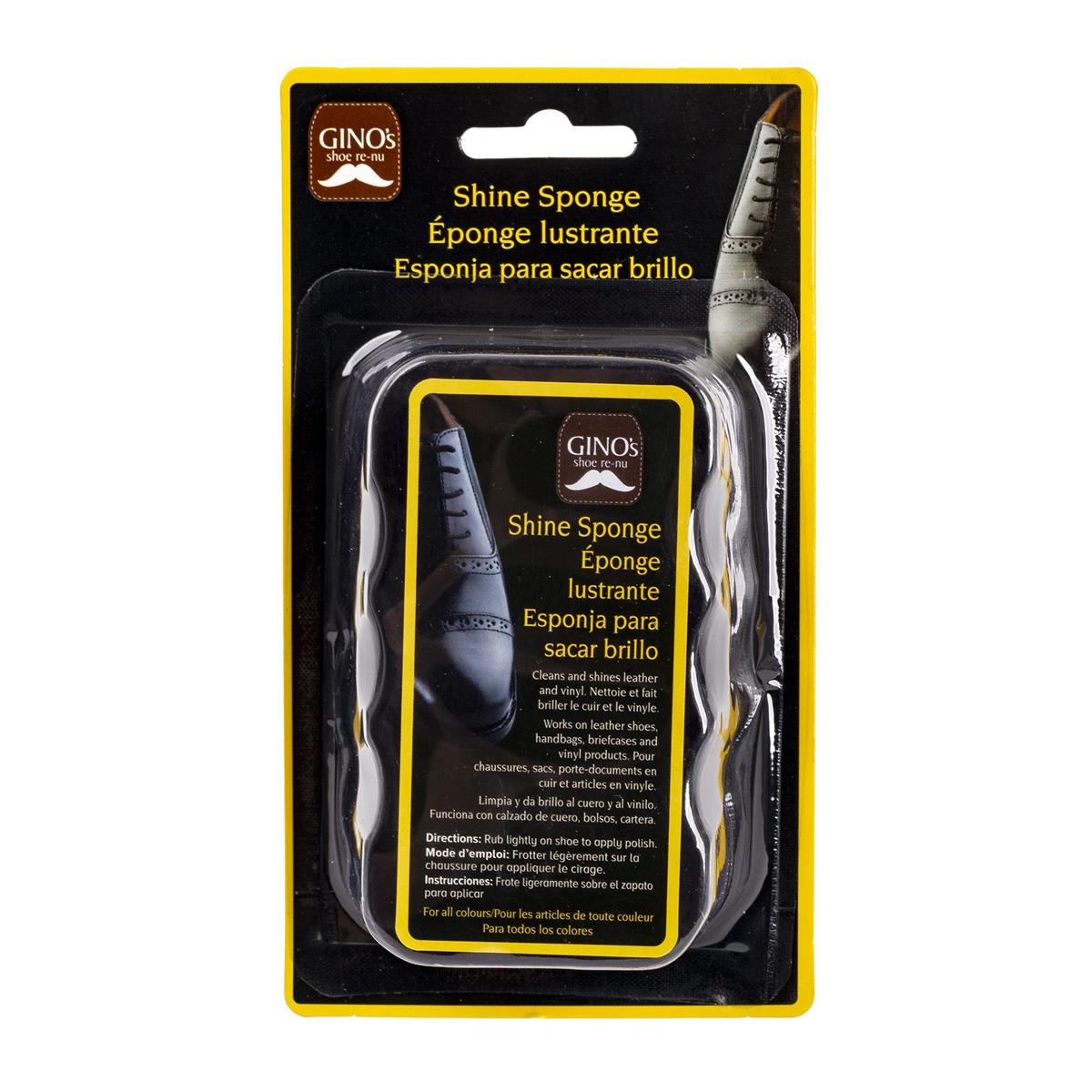 Gino's 1-pc Shine Sponge, blister card