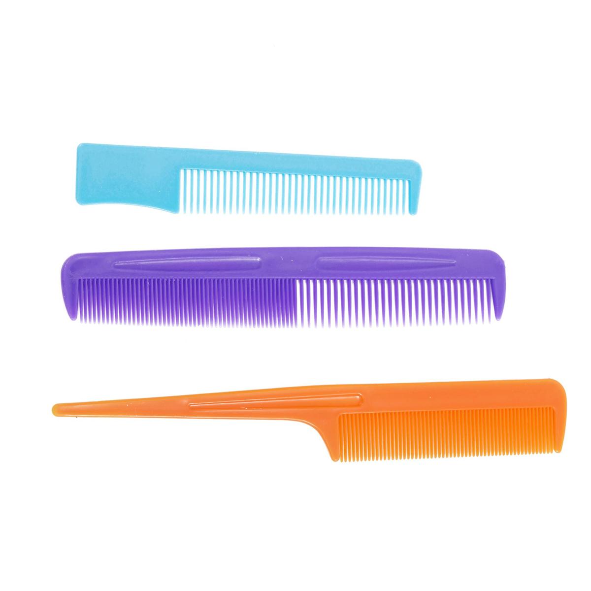 Stylin, 10pc Family Comb Set, Neon Asst. Col., b/c