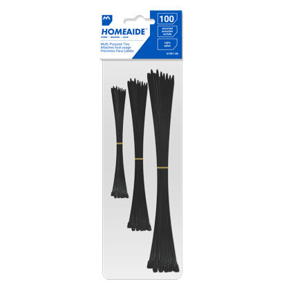 CABLE TIES - ASSORTED 100PCS