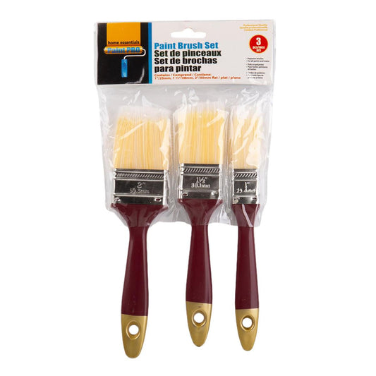 H.E. Paint Pro, 3-pc Paintbrush  Set, pbh