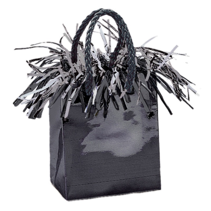 Mini Gift Bag Balloon Weight - Black