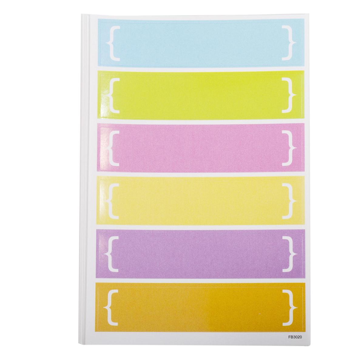 O.WKs. 10 Sheets Multi-Purpose Labels, pbh