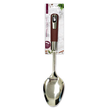 SERVING SPOON- AUBERGINE HANDLE 33*7.5CM