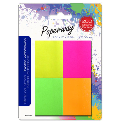 STICK-ON NOTES - 200 SHEETS